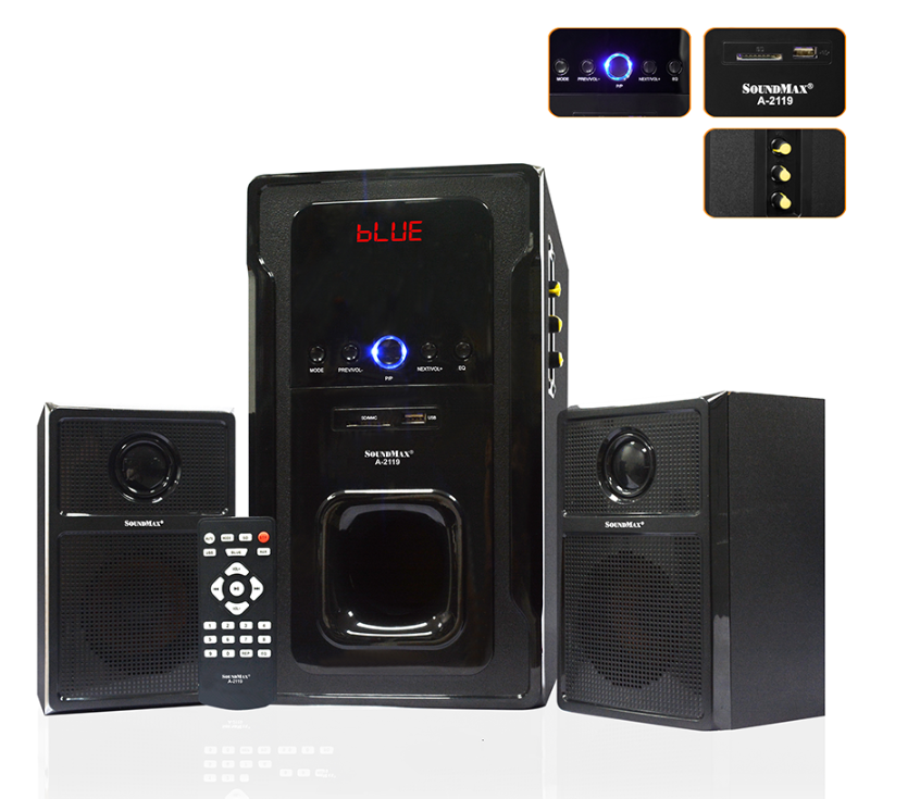 Loa Bluetooth SoundMax A2119 - 2.1