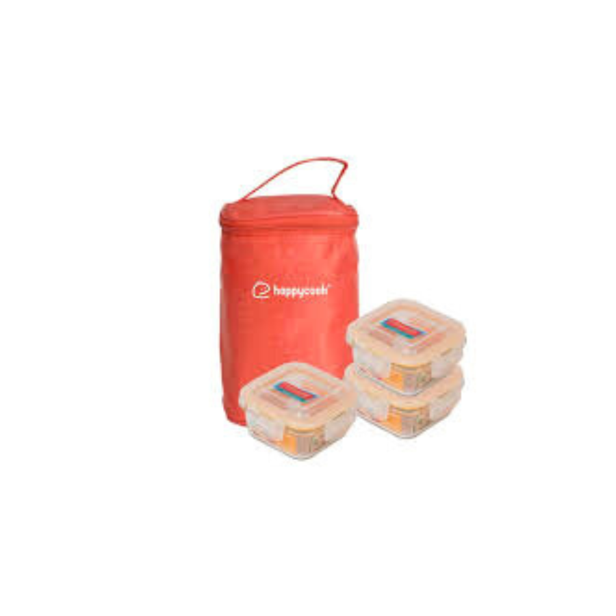BỘ HỘP THỦY TINH VUÔNG HAPPYCOOK 3PCS 520ML HCG-03SB (Bộ)