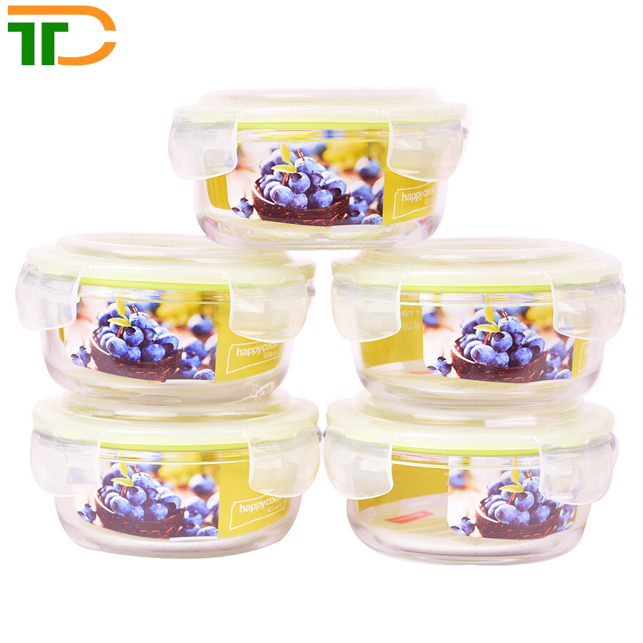 HỘP THỦY TINH TRÒN HAPPYCOOK 400ML HCG-040C (Cái)