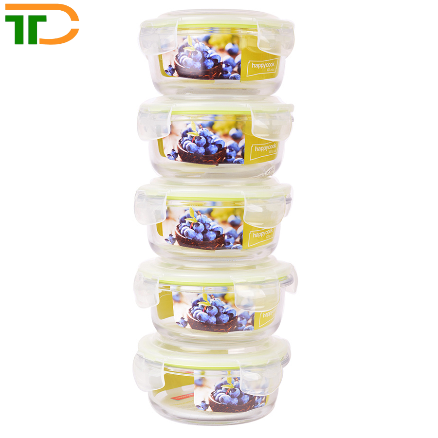 HỘP THỦY TINH TRÒN HAPPYCOOK 620ML HCG-062C (Cái)