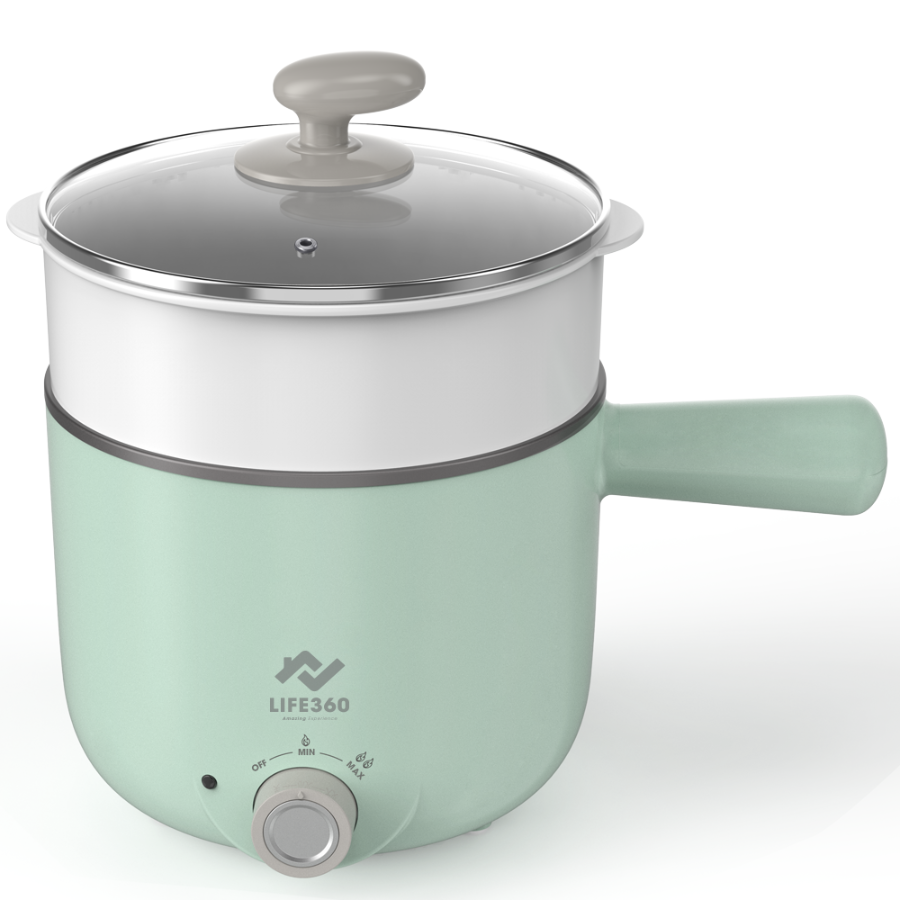 NỒI ĐIỆN ĐA NĂNG LIFE360 AL-D12L5 (XANH)